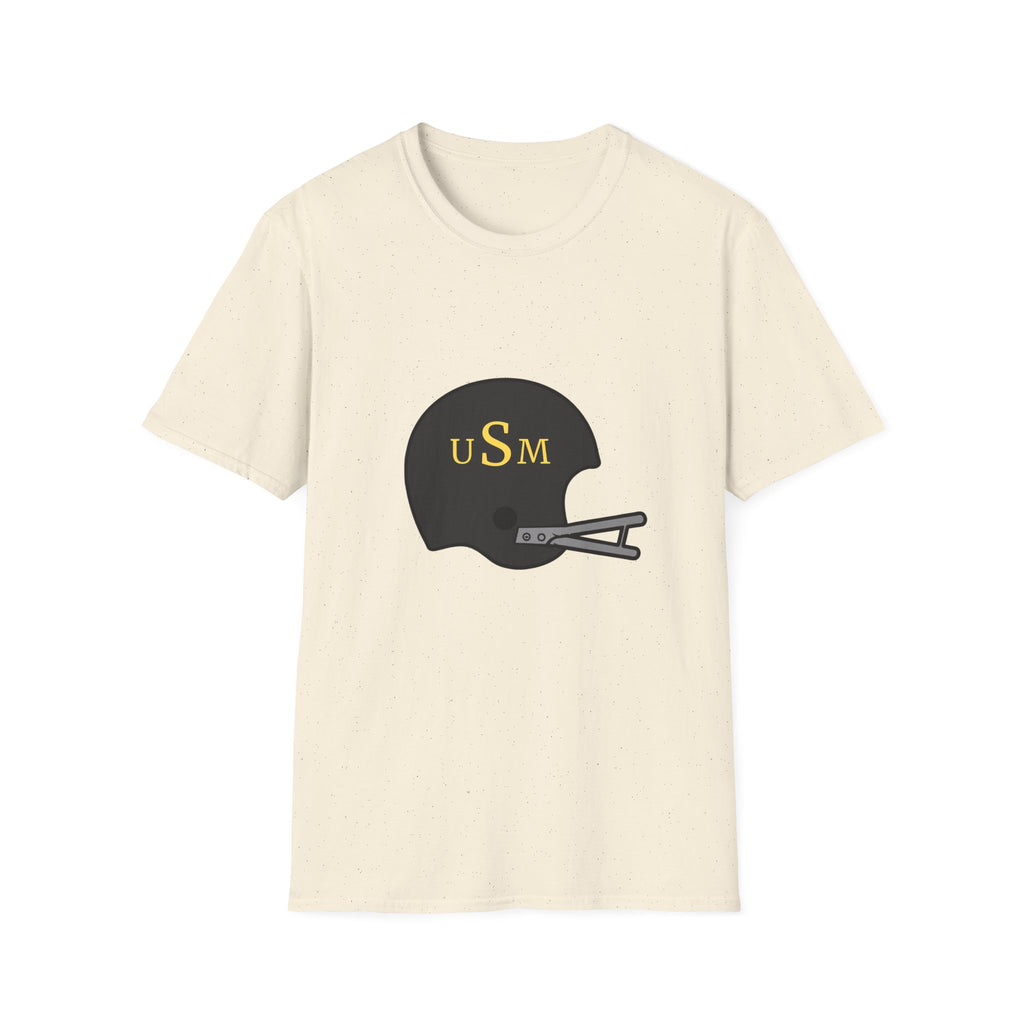 Black & Gold Vintage Helmet T-Shirt