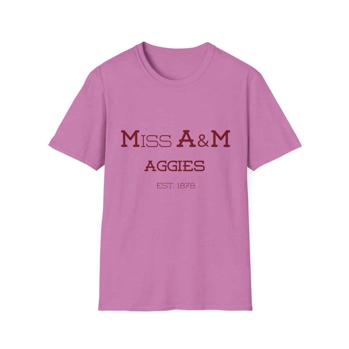 Maroon & White- Miss. A&M Aggies T-Shirt