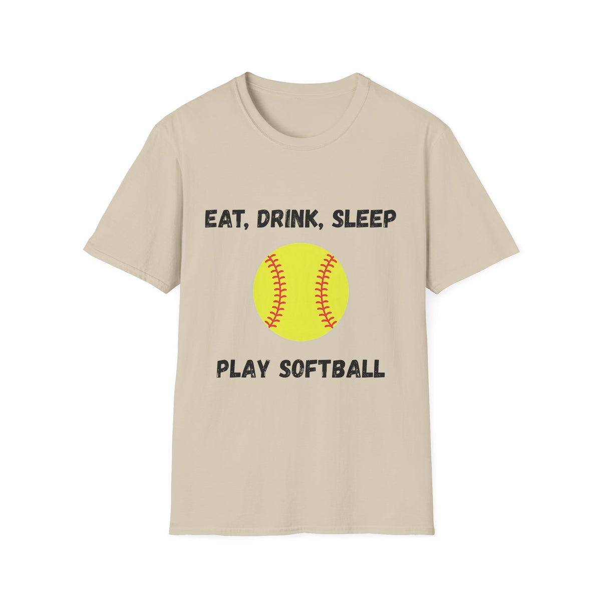 Eat, Drink, Sleep Play Softball T-Shirt