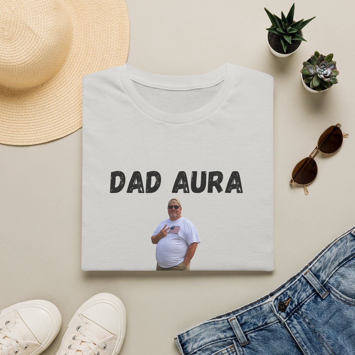 Dad Aura, No Cap T-Shirt