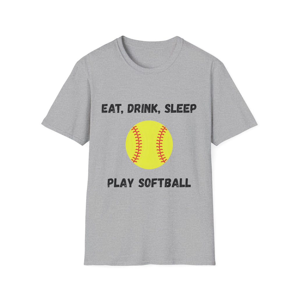 Eat, Drink, Sleep Play Softball T-Shirt