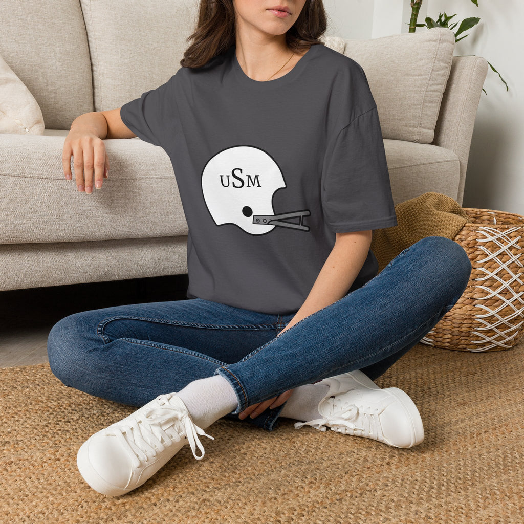 Black & Gold Vintage Helmet T-Shirt