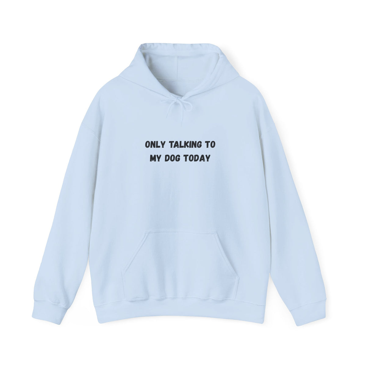Only Talking to My Dog Today Hoodie