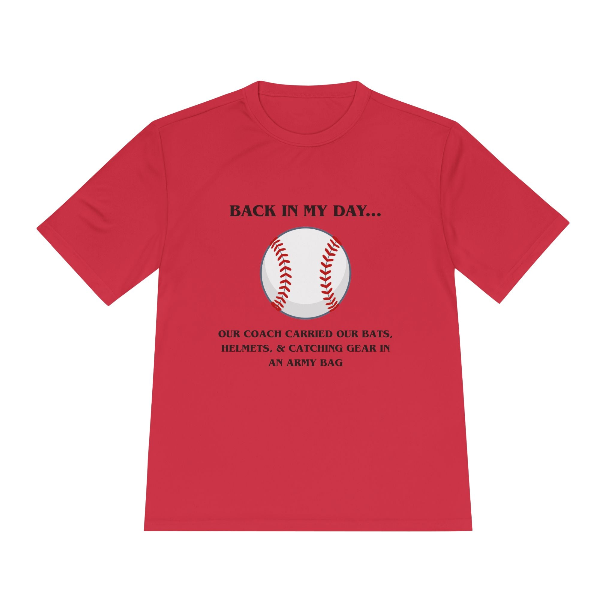 BIMD- Baseball Equipment in Army Bag