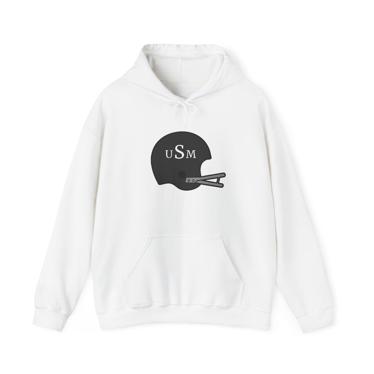 Black & Gold Football Hoodie — College Team Fan Pullover