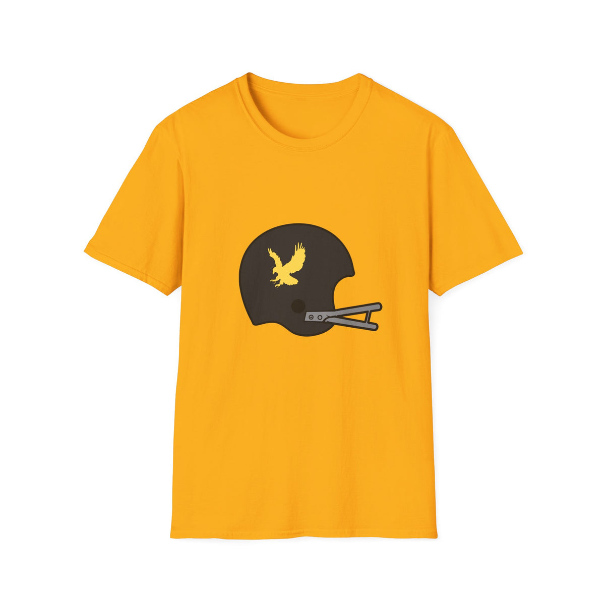 Black & Gold Vintage Helmet T-Shirt
