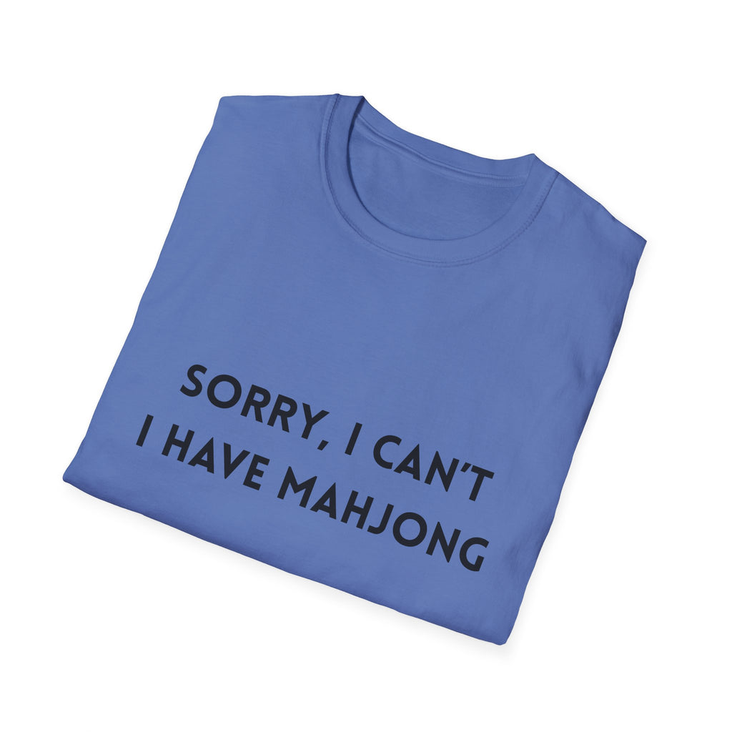 Sorry, I Can't. I Have Mahjong T-Shirt
