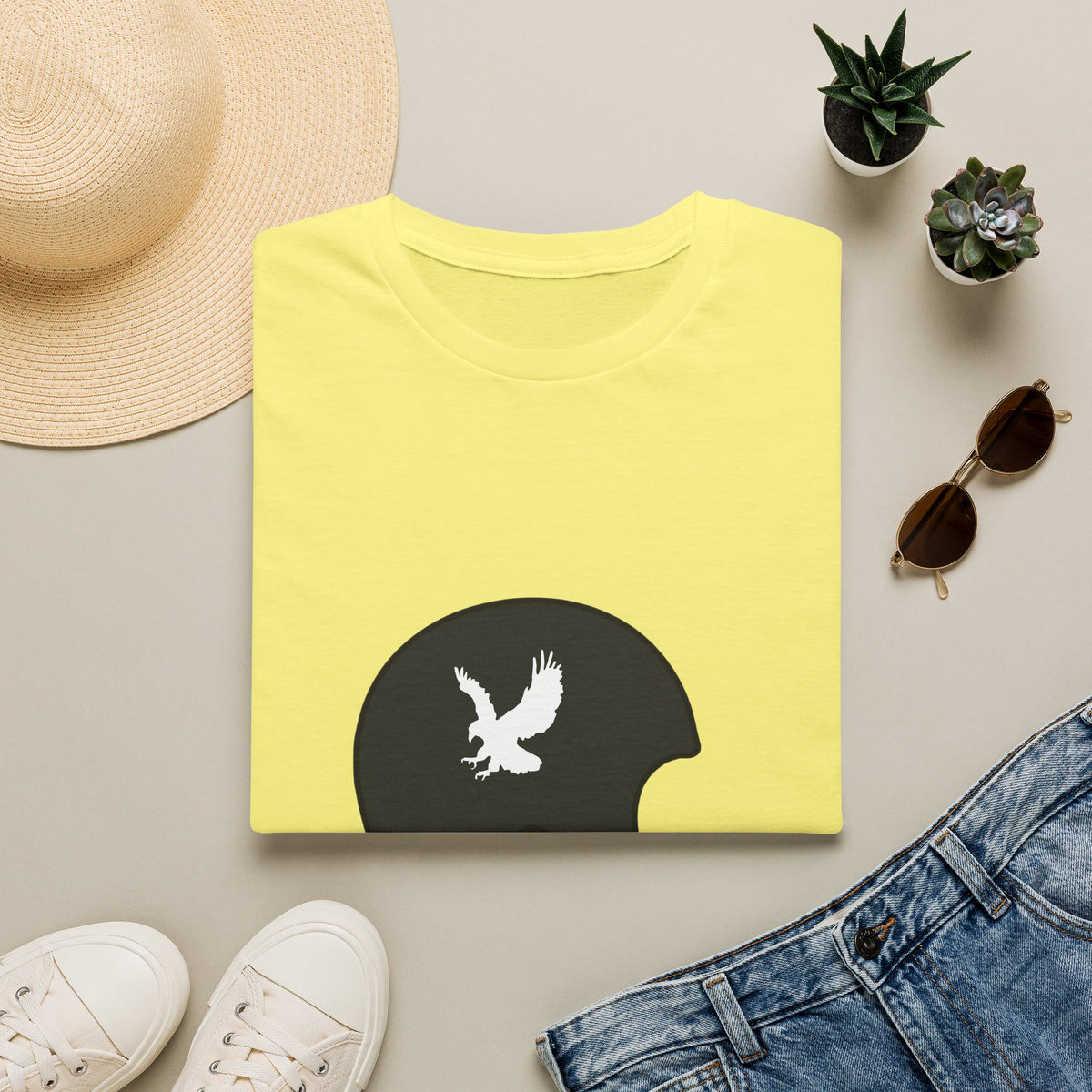 Black & Gold Vintage Helmet T-Shirt