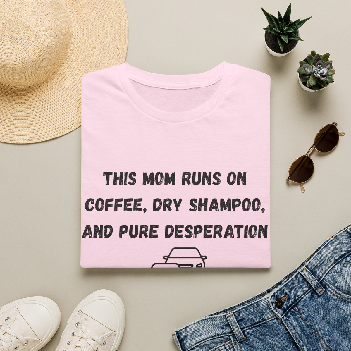 This Mom Runs On- Car Rider Line