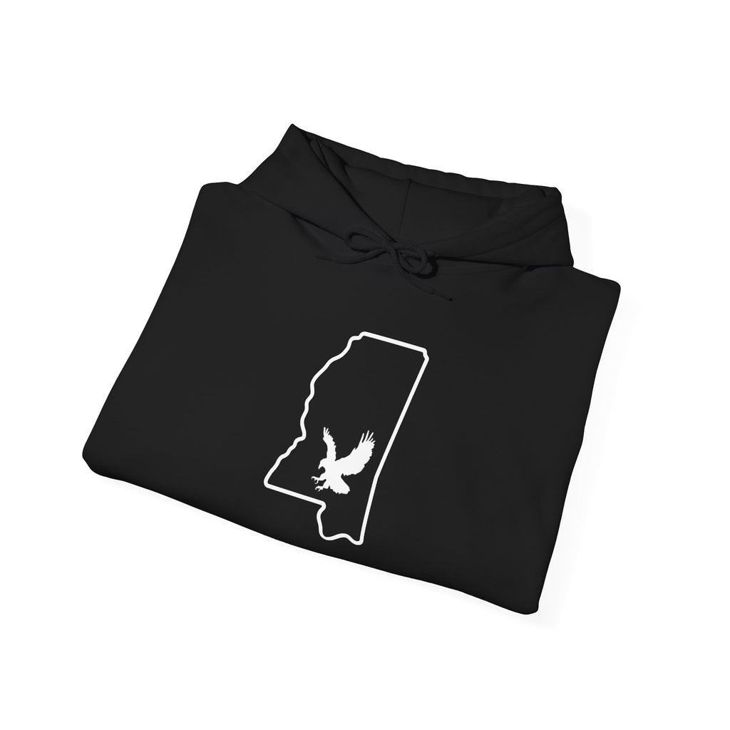 Black & Gold Football Hoodie — College Team Fan Pullover