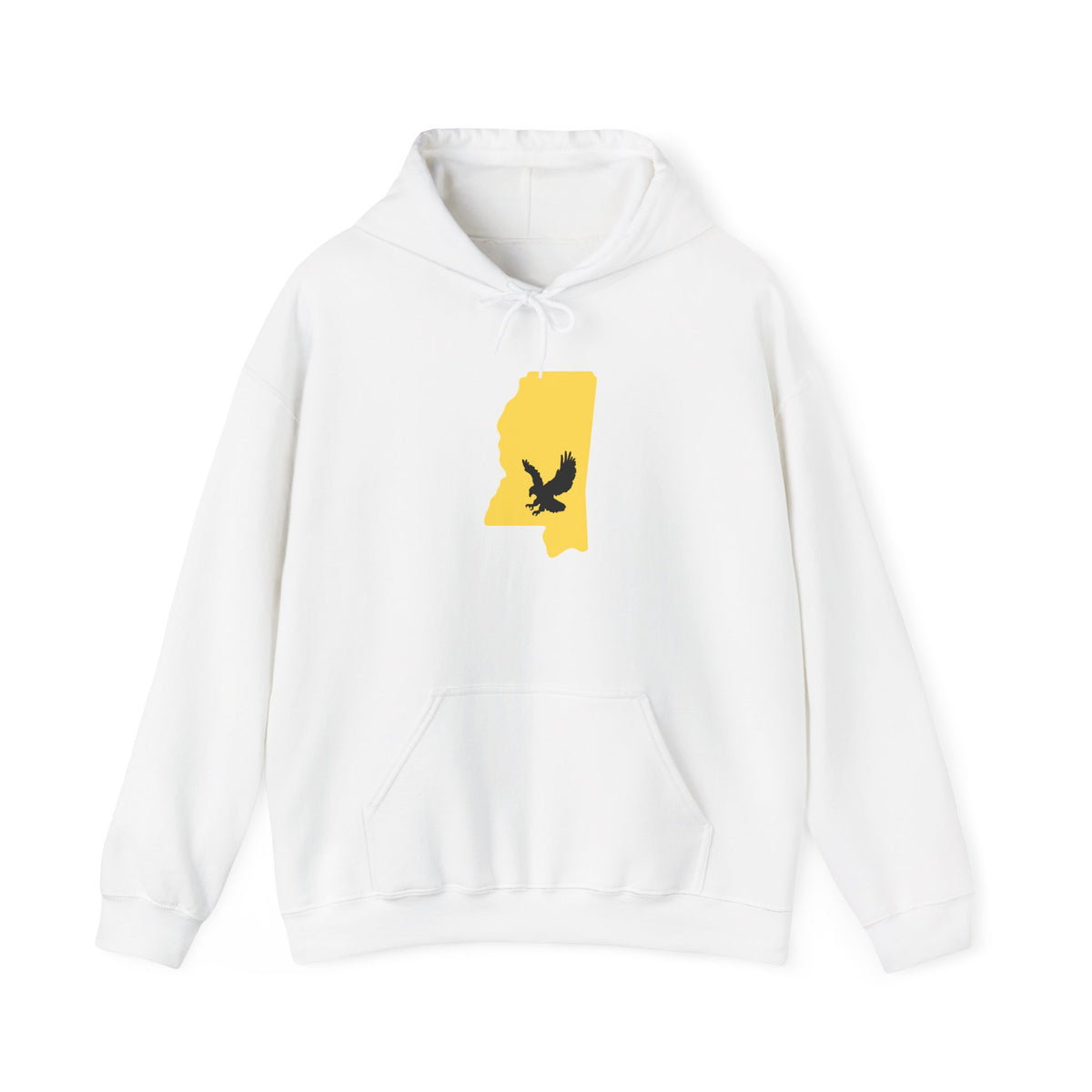 Black & Gold Football Hoodie — College Team Fan Pullover