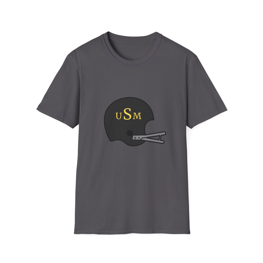 Black & Gold Vintage Helmet T-Shirt
