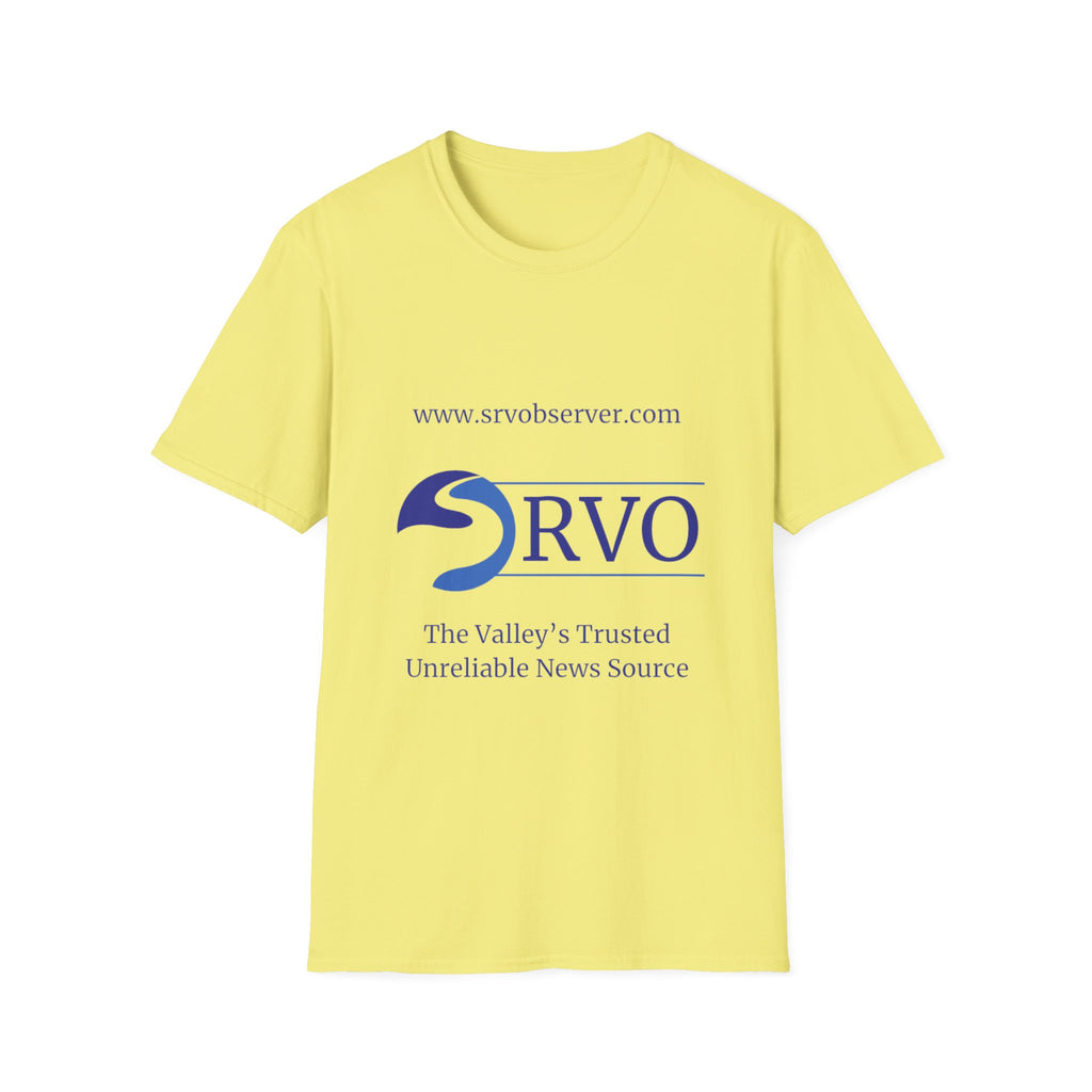 SRVO- The Valley's Trusted Unreliable News Source T-Shirt