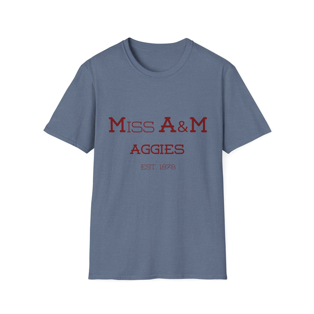 Maroon & White- Miss. A&M Aggies T-Shirt