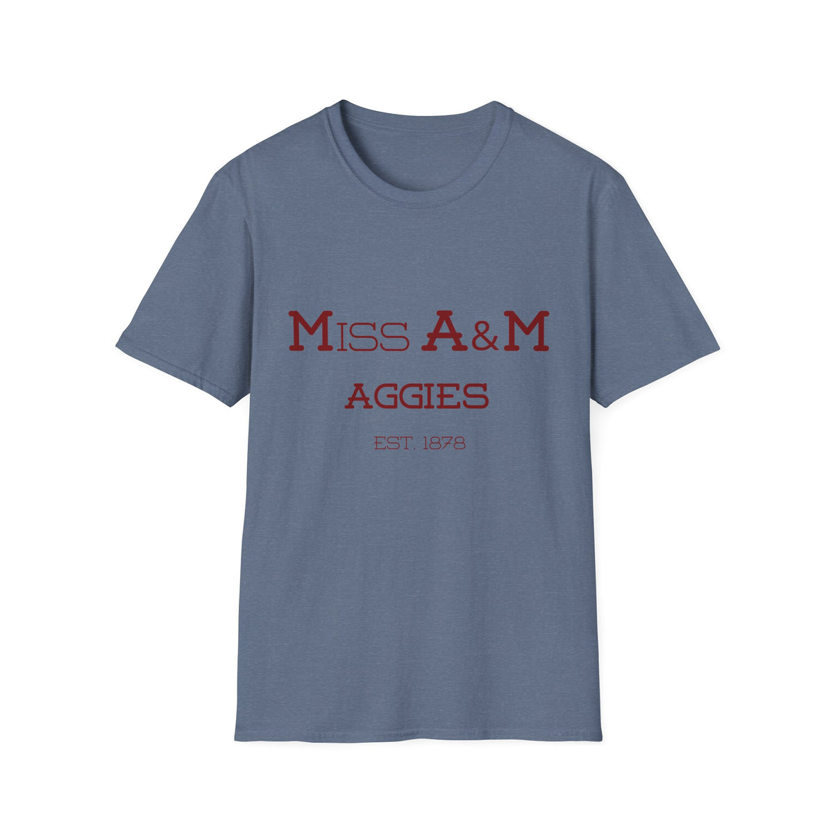 Maroon & White- Miss. A&M Aggies T-Shirt
