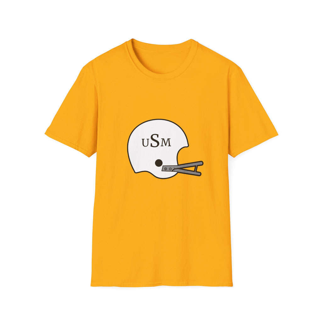 Black & Gold Vintage Helmet T-Shirt