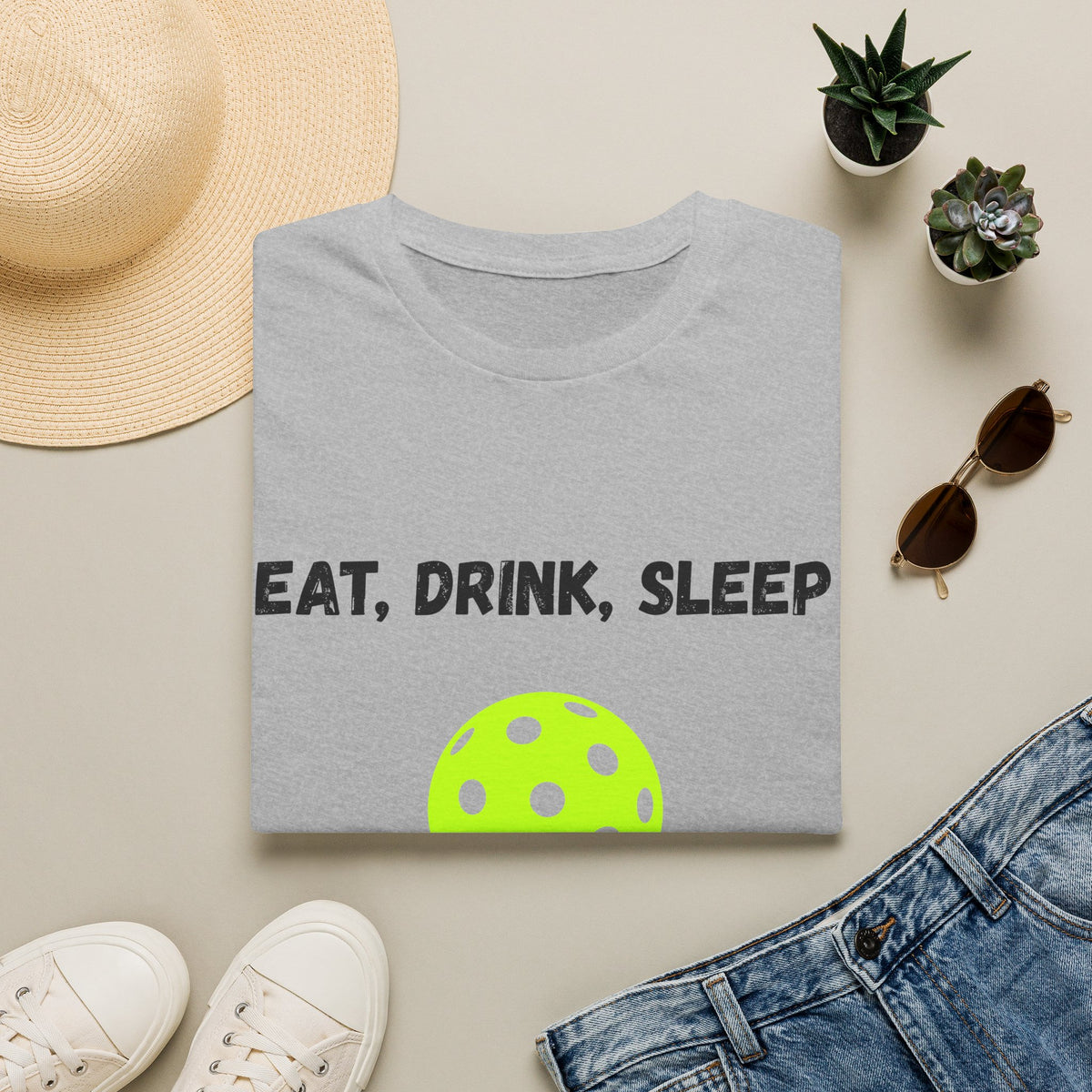 Eat, Drink, Sleep Play Pickleball T-Shirt