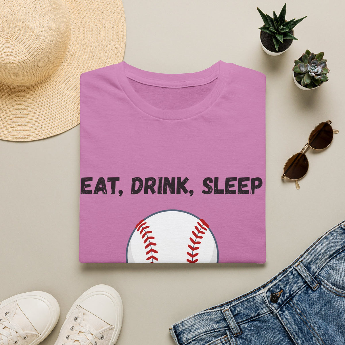 Eat, Drink, Sleep Play Baseball T-Shirt