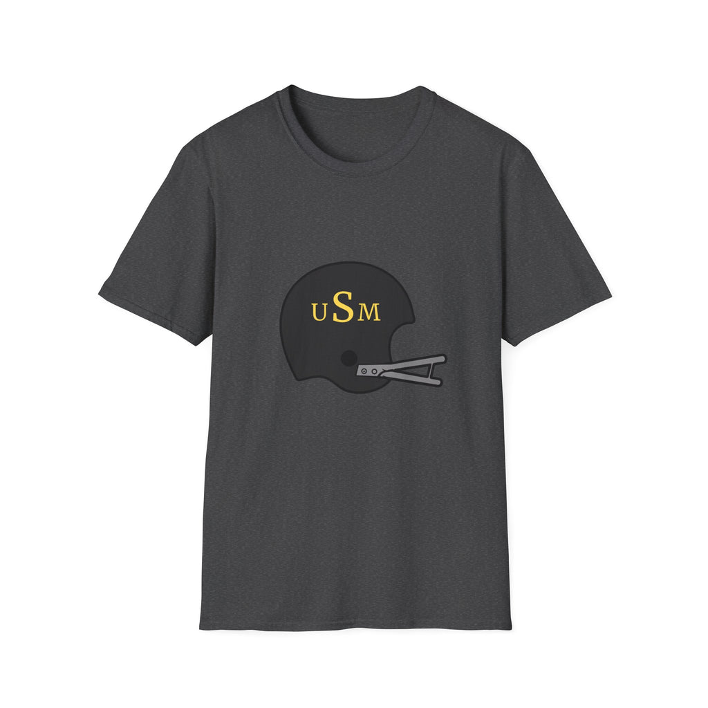 Black & Gold Vintage Helmet T-Shirt