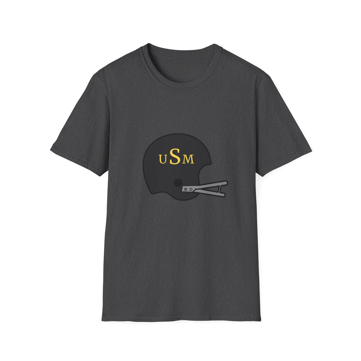 Black & Gold Vintage Helmet T-Shirt