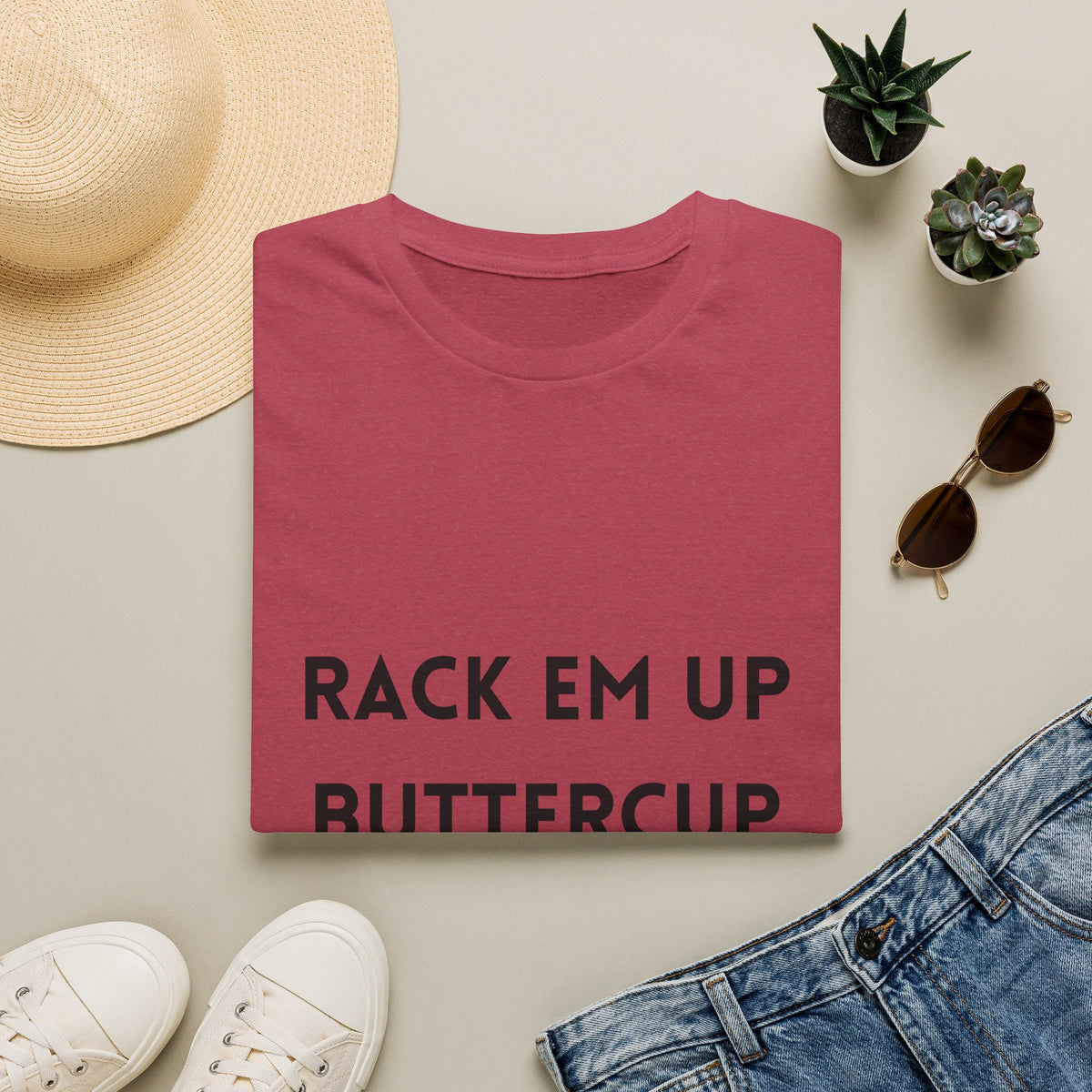 Rack Em Up Buttercup- Mahjong T-Shirt