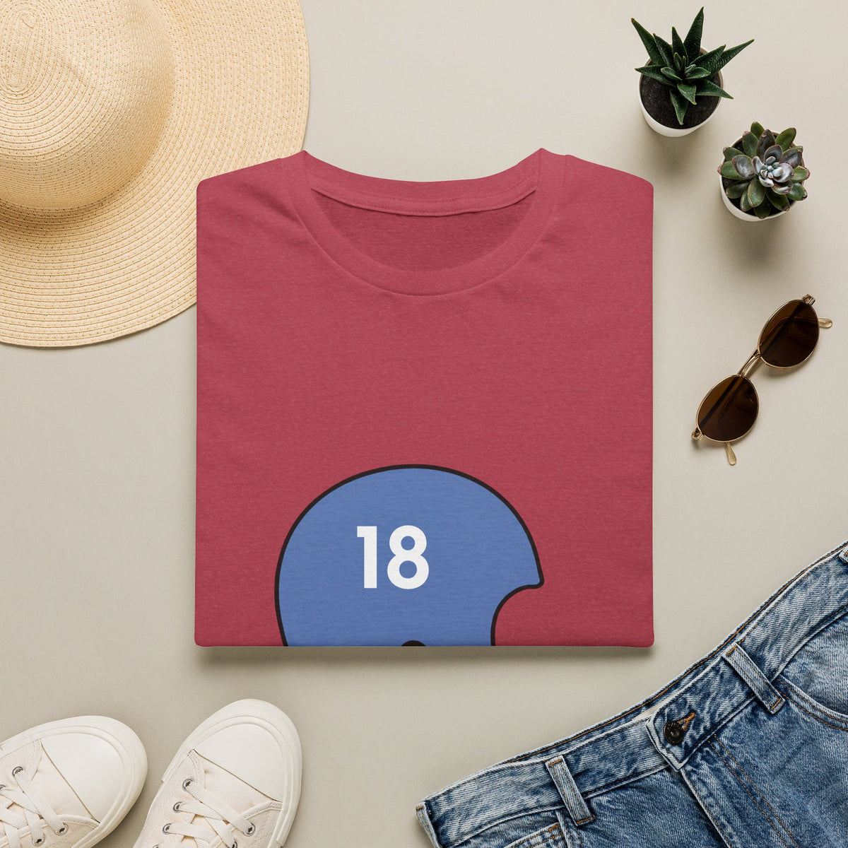 Miss. #18 Vintage Helmet T-Shirt