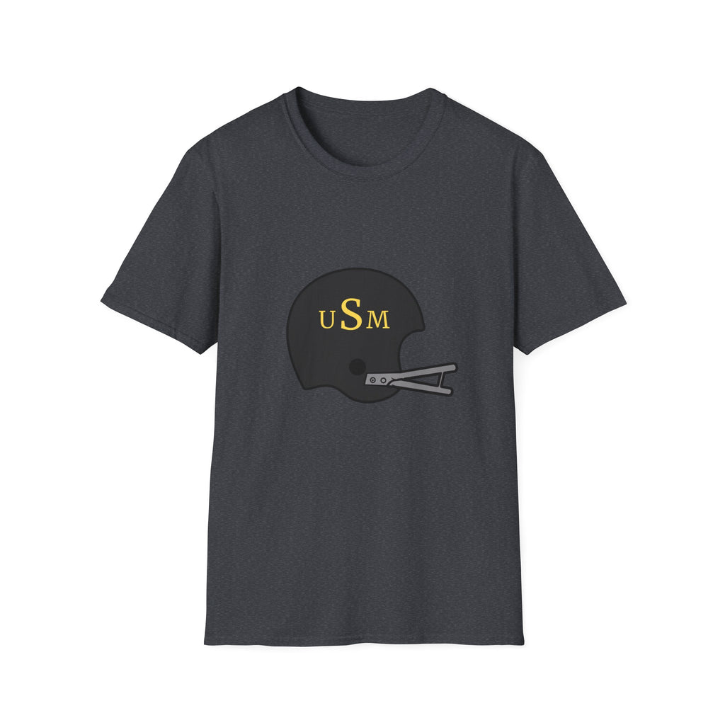 Black & Gold Vintage Helmet T-Shirt