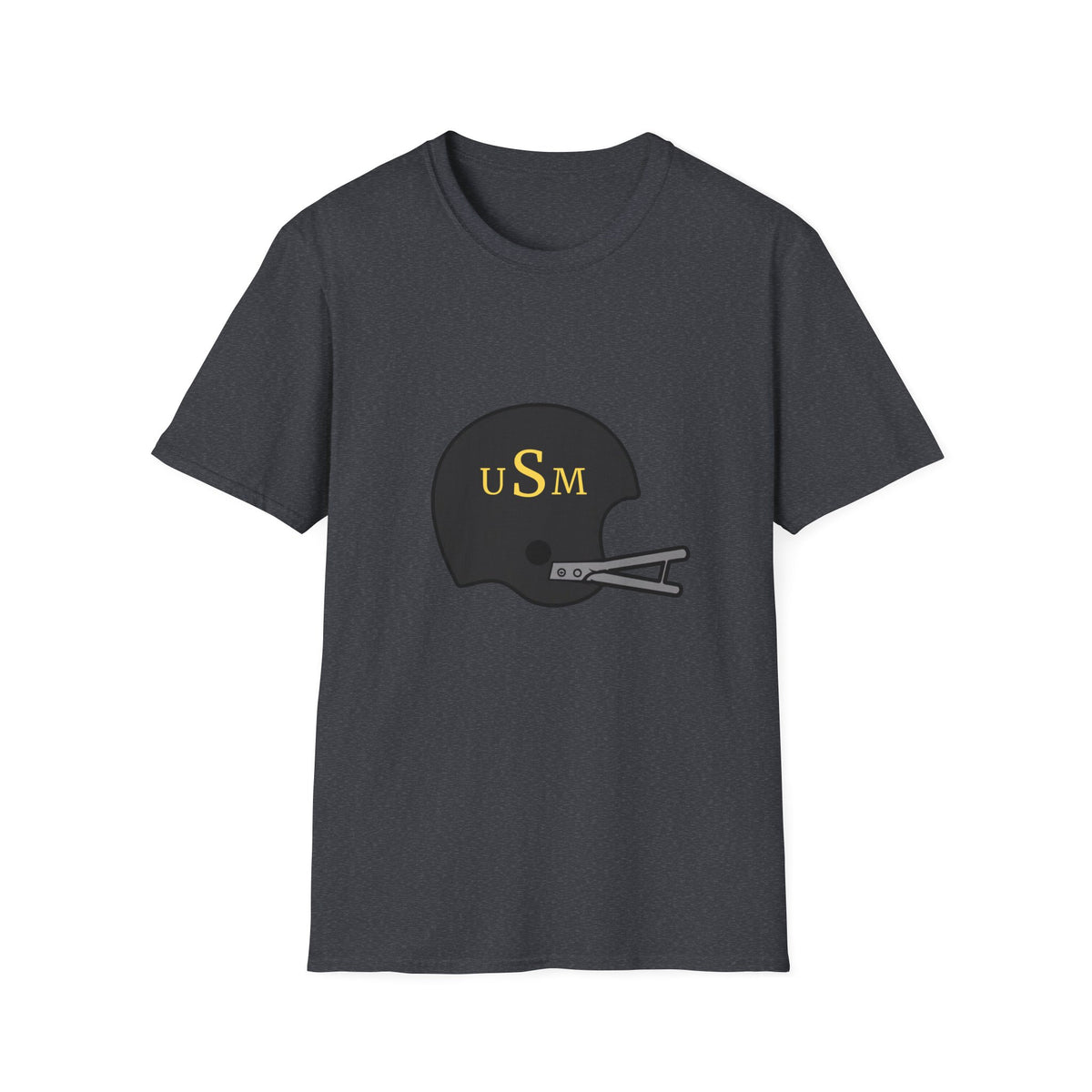 Black & Gold Vintage Helmet T-Shirt