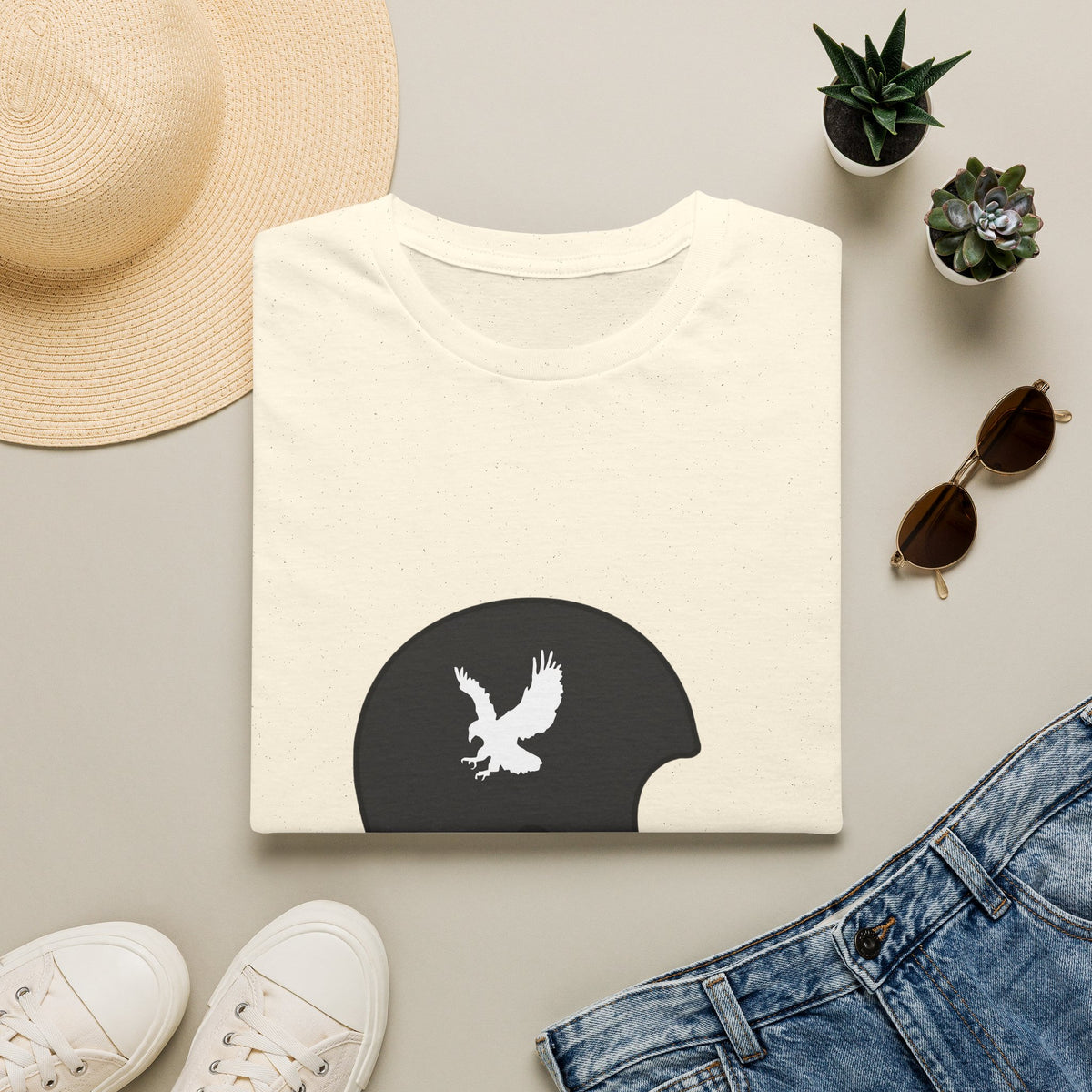 Black & Gold Vintage Helmet T-Shirt