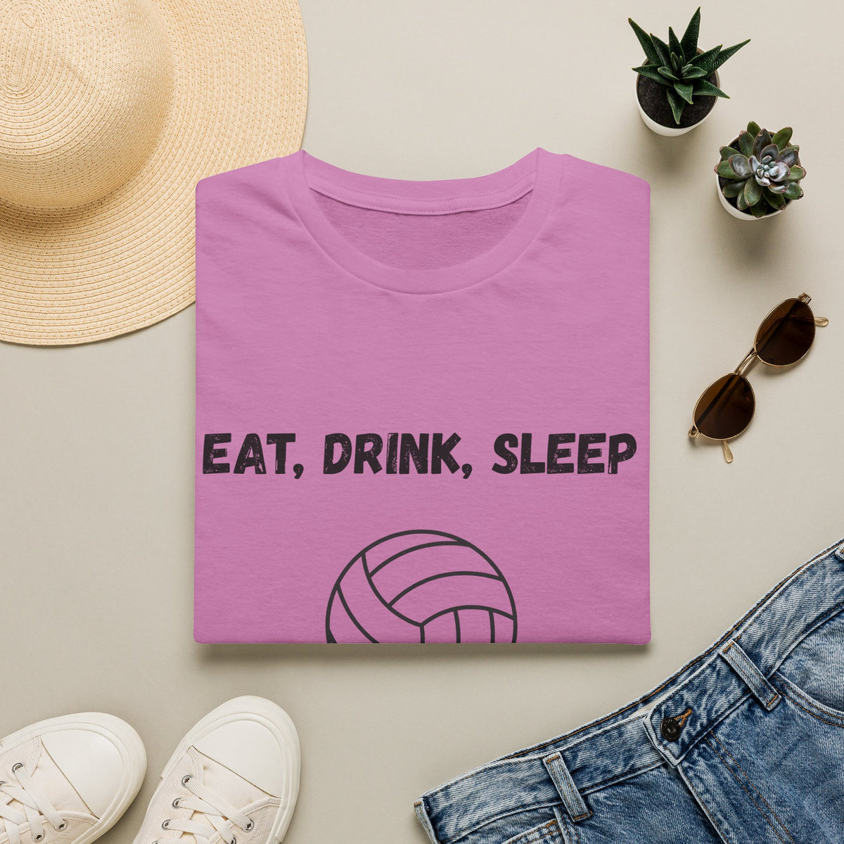 Eat, Drink, Sleep Play Volleyball T-Shirt