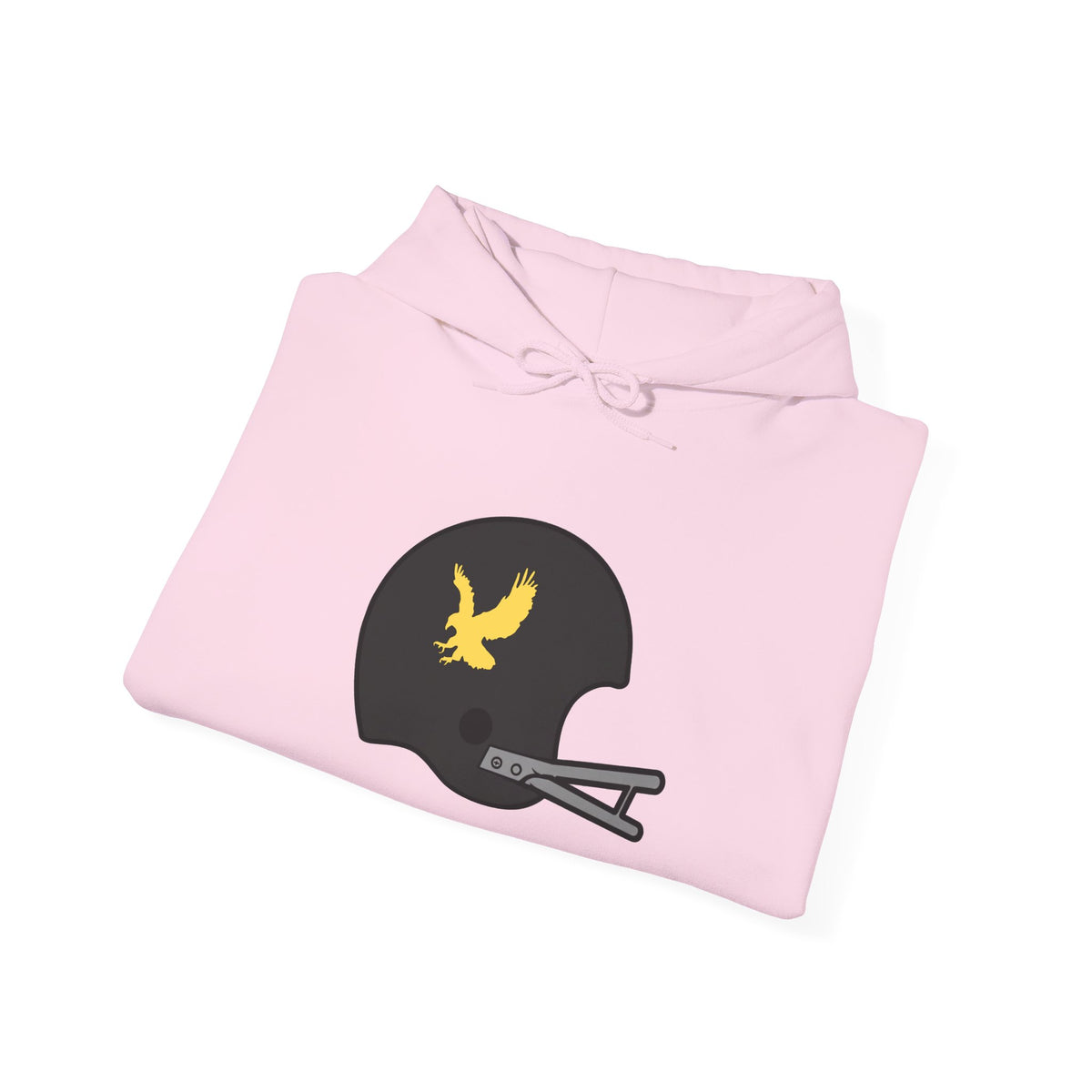 Black & Gold Football Hoodie — College Team Fan Pullover