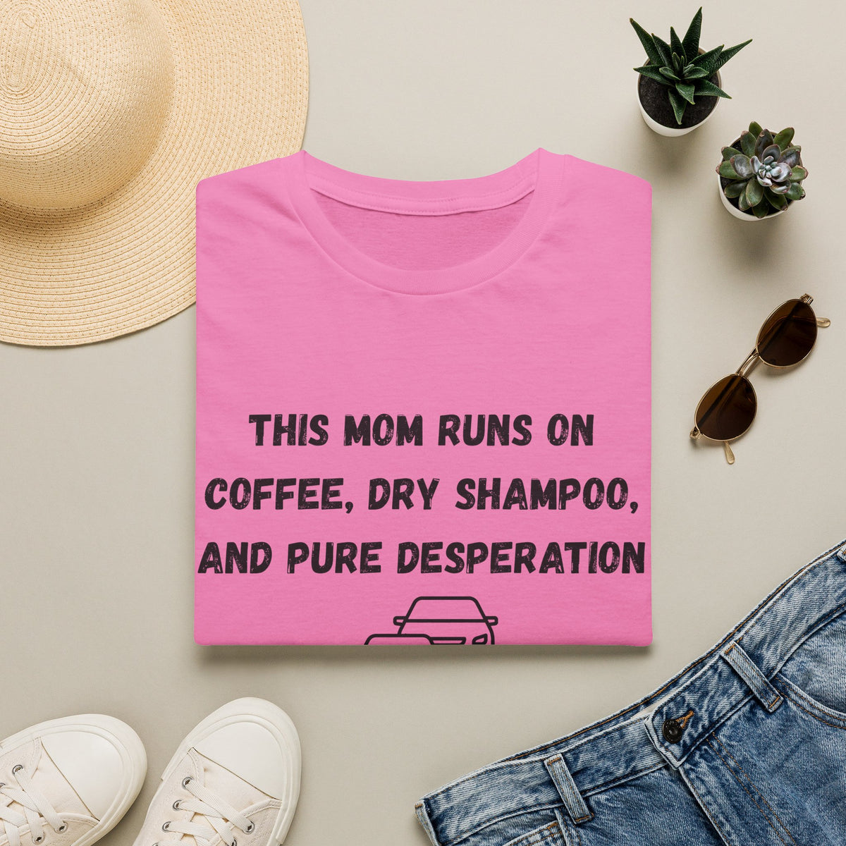 This Mom Runs On- Car Rider Line