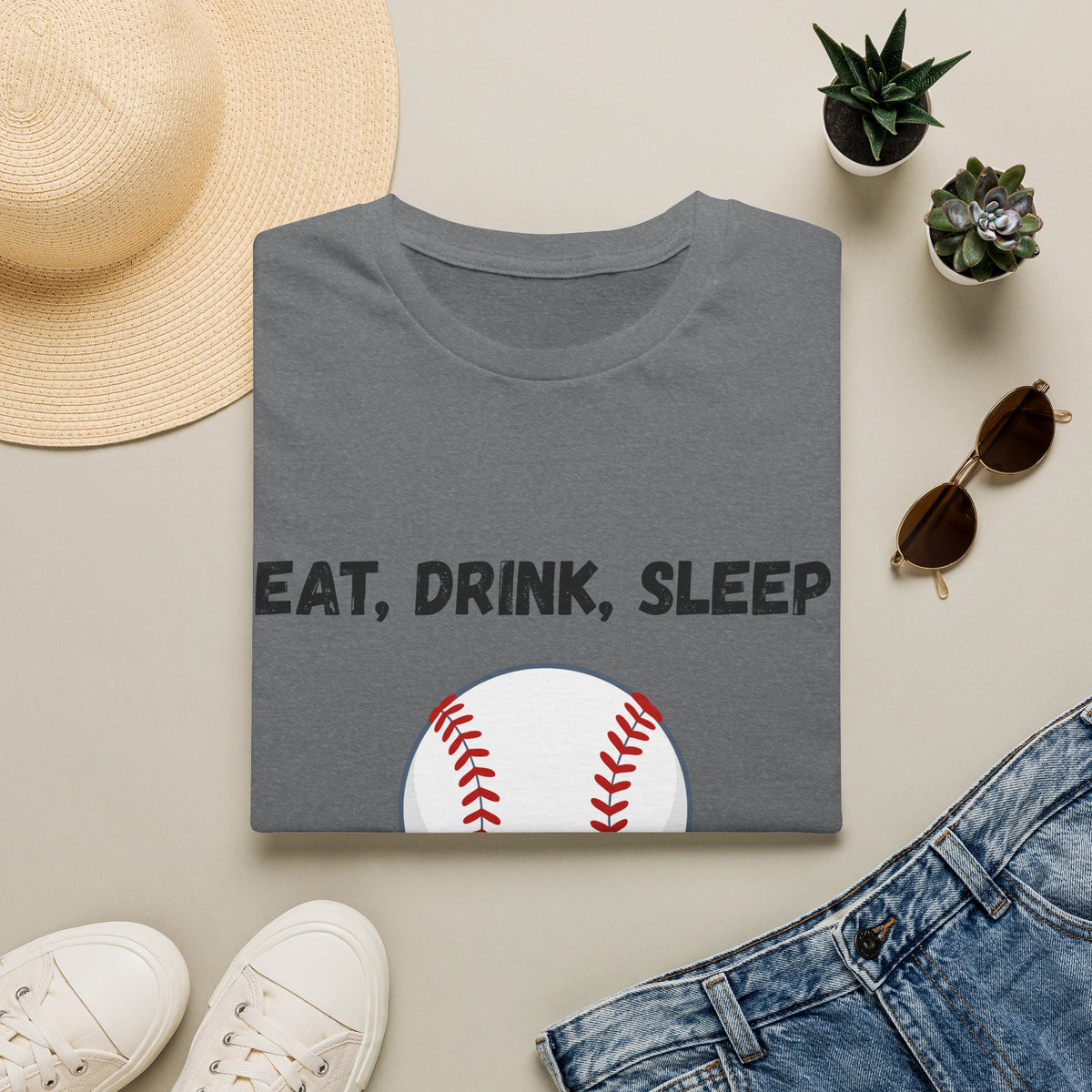 Eat, Drink, Sleep Play Baseball T-Shirt