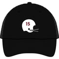 Maroon & White- Five-Panel Trucker Rope Cap