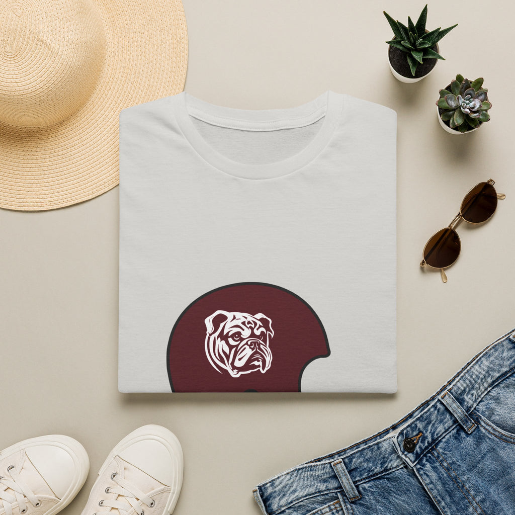Maroon & White Vintage Helmet- Maroon