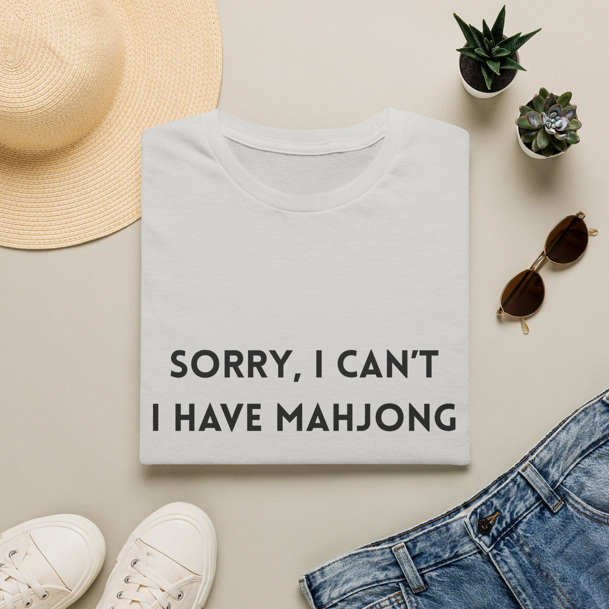 Sorry, I Can't. I Have Mahjong T-Shirt