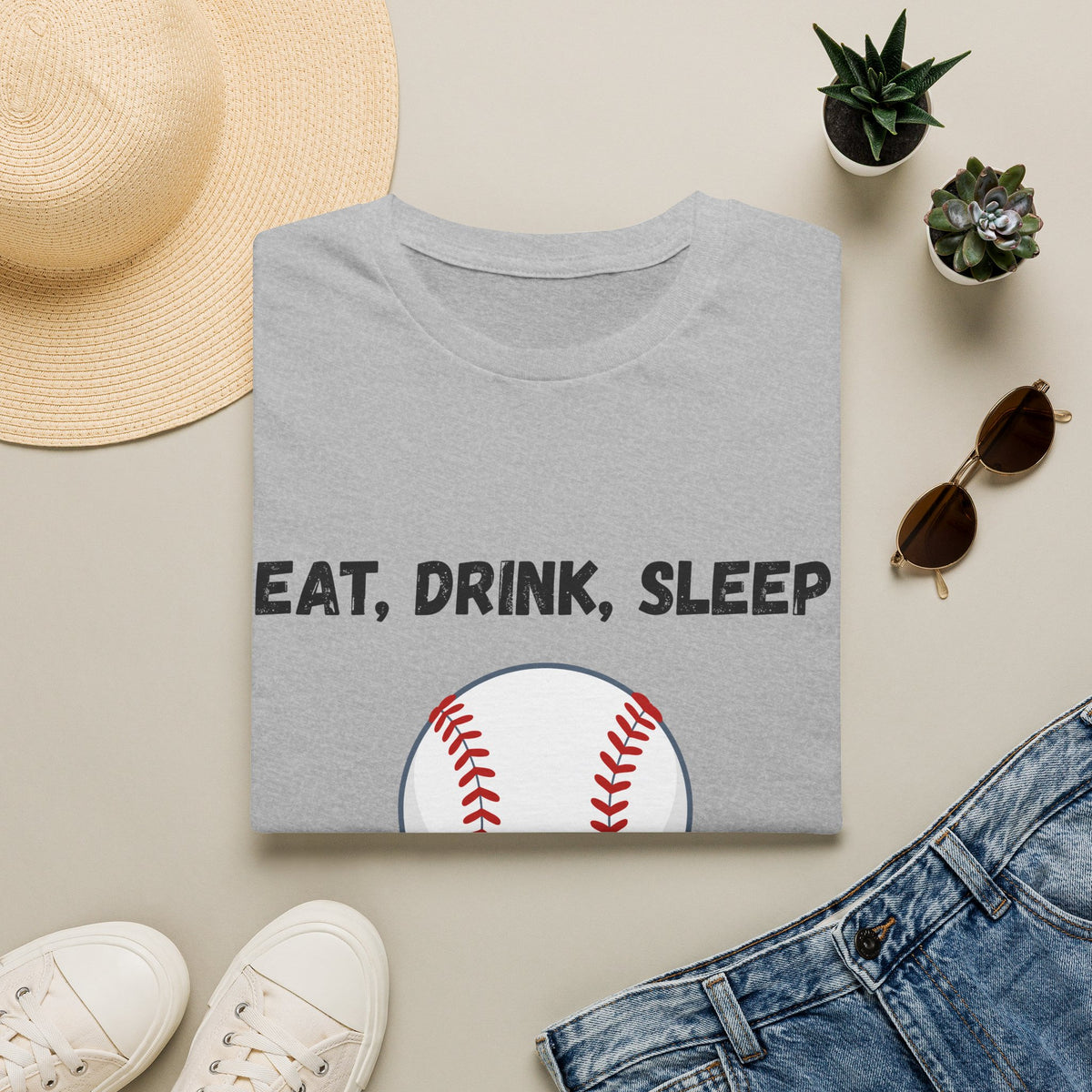 Eat, Drink, Sleep Play Baseball T-Shirt