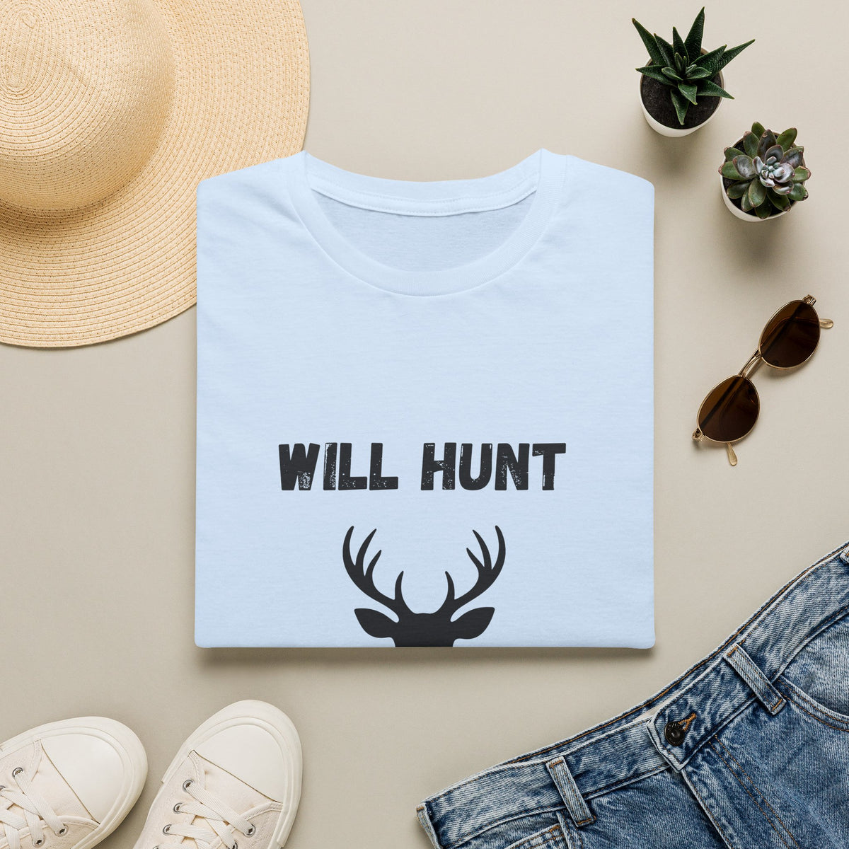 Will Hunt for Food T-Shirt