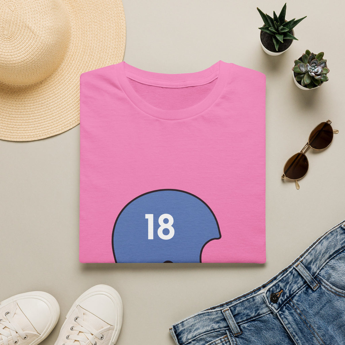 Miss. #18 Vintage Helmet T-Shirt