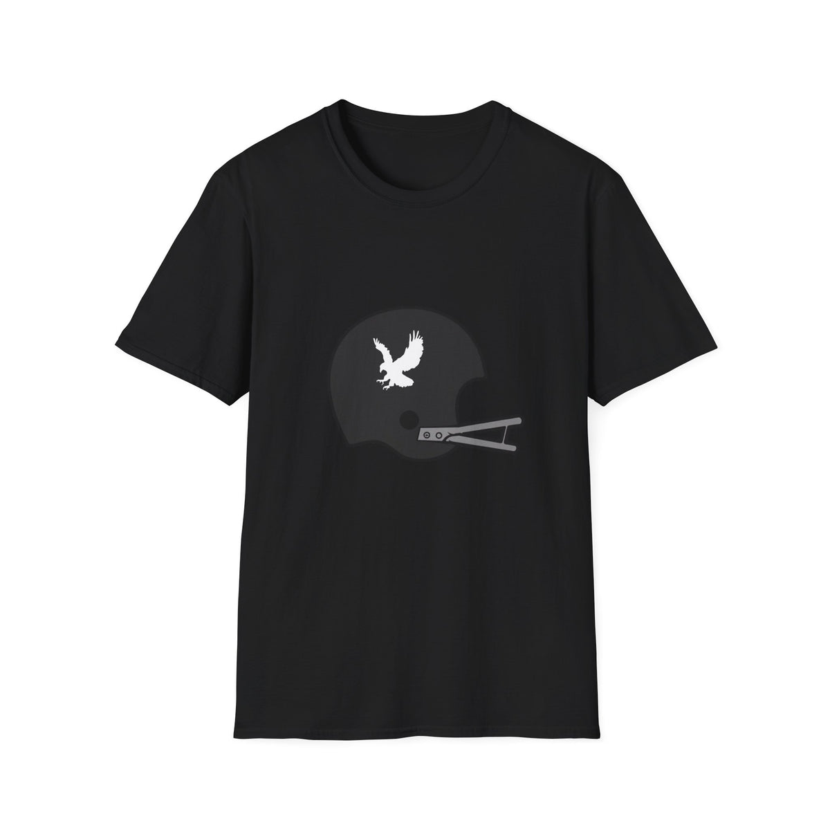Black & Gold Vintage Helmet T-Shirt