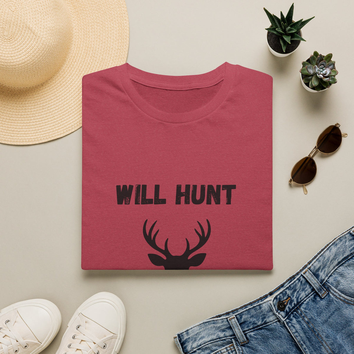 Will Hunt for Food T-Shirt