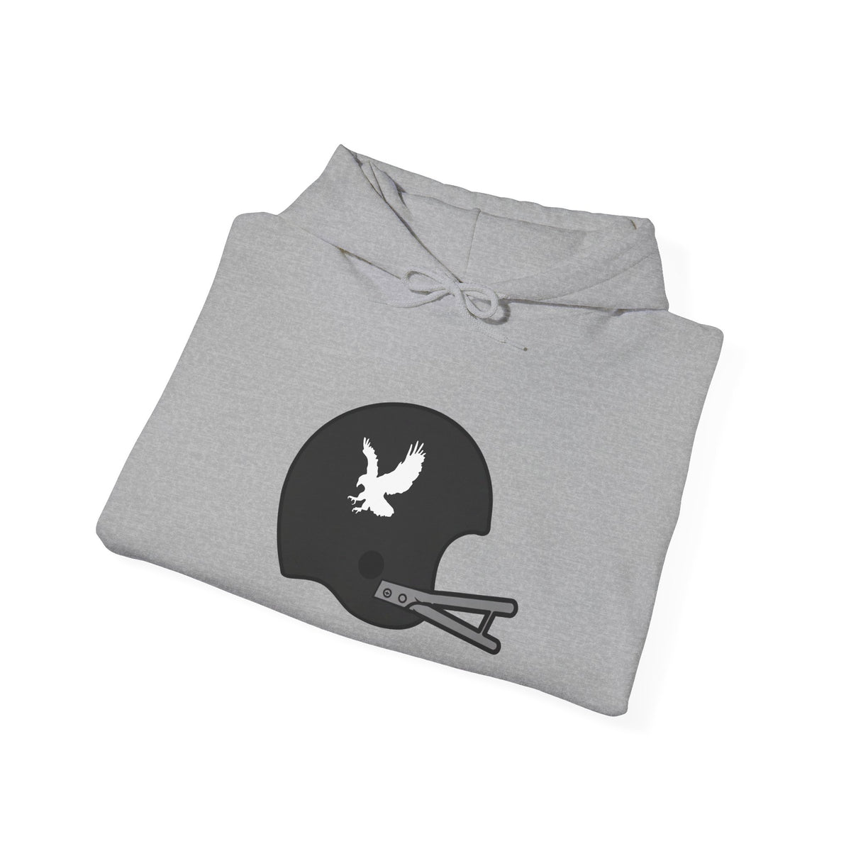 Black & Gold Football Hoodie — College Team Fan Pullover
