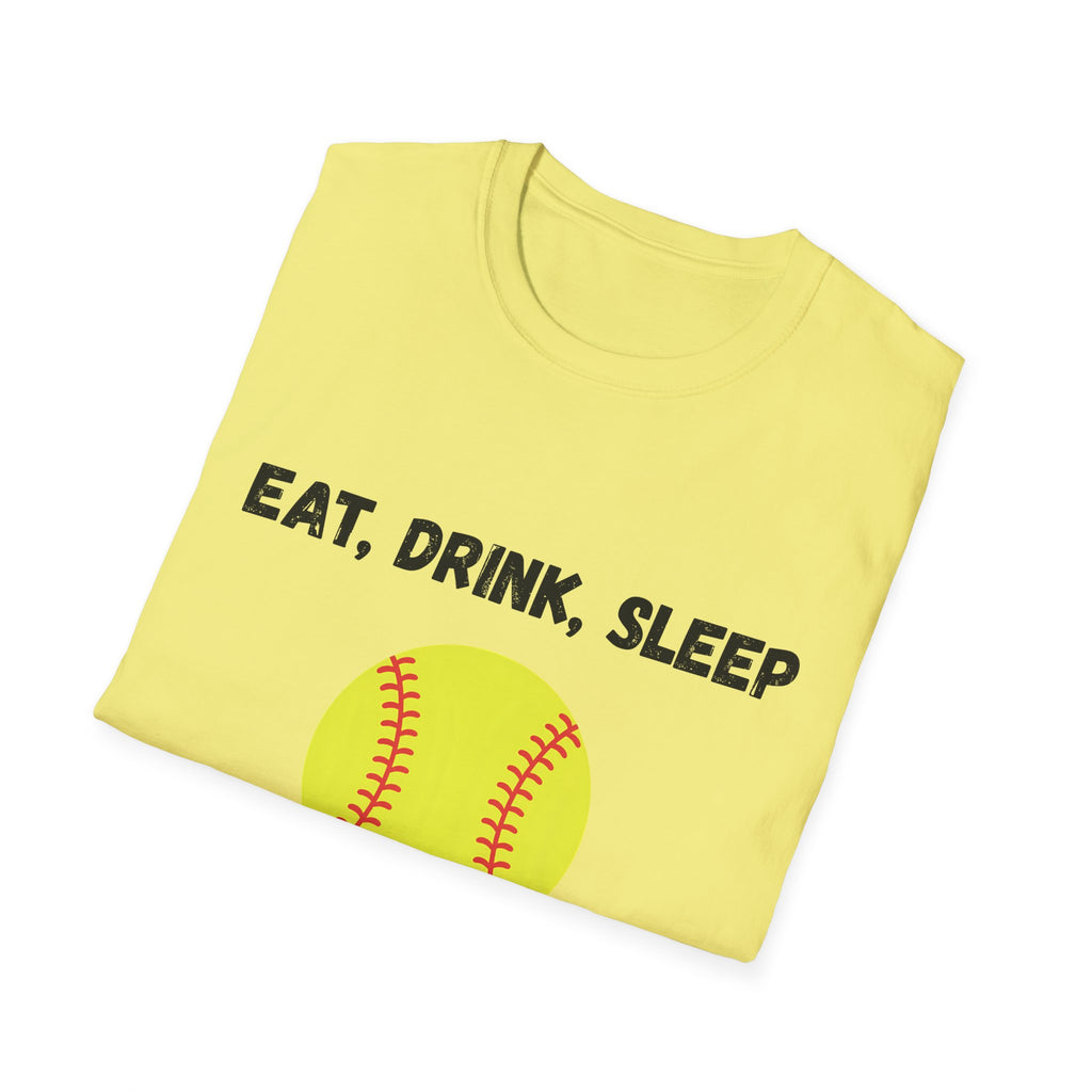 Eat, Drink, Sleep Play Softball T-Shirt