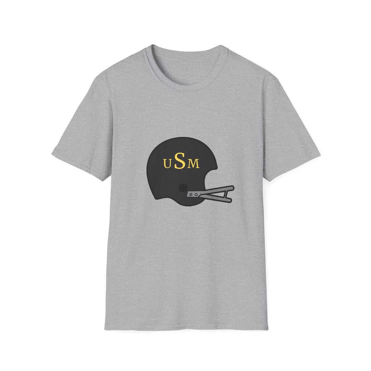 Black & Gold Vintage Helmet T-Shirt