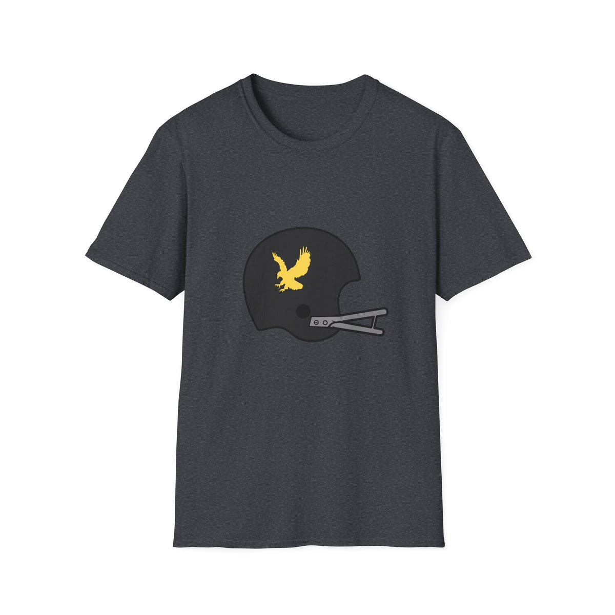 Black & Gold Vintage Helmet T-Shirt