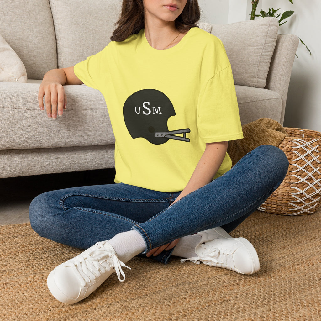Black & Gold Vintage Helmet T-Shirt