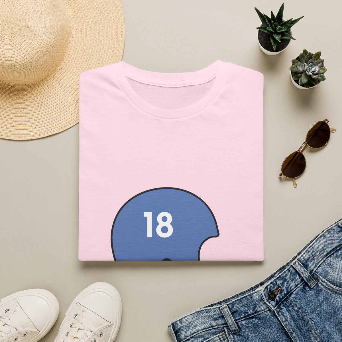 Miss. #18 Vintage Helmet T-Shirt