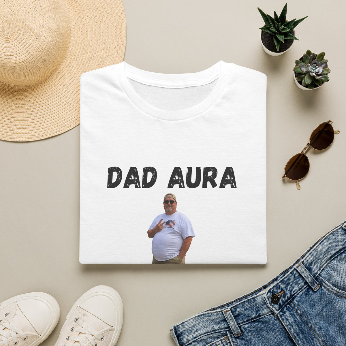 Dad Aura, No Cap T-Shirt