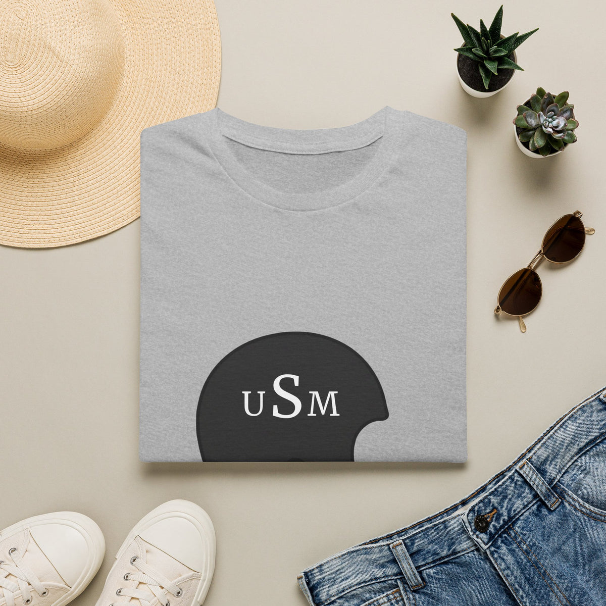 Black & Gold Vintage Helmet T-Shirt