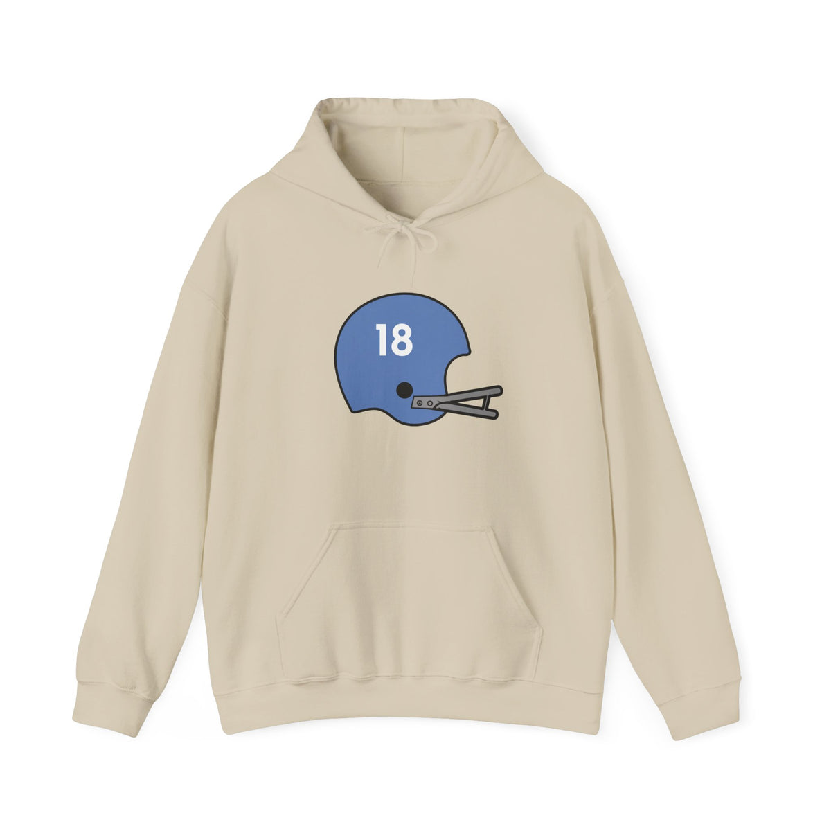 Miss. #18 Football Hoodie — Classic Collegiate Pullover